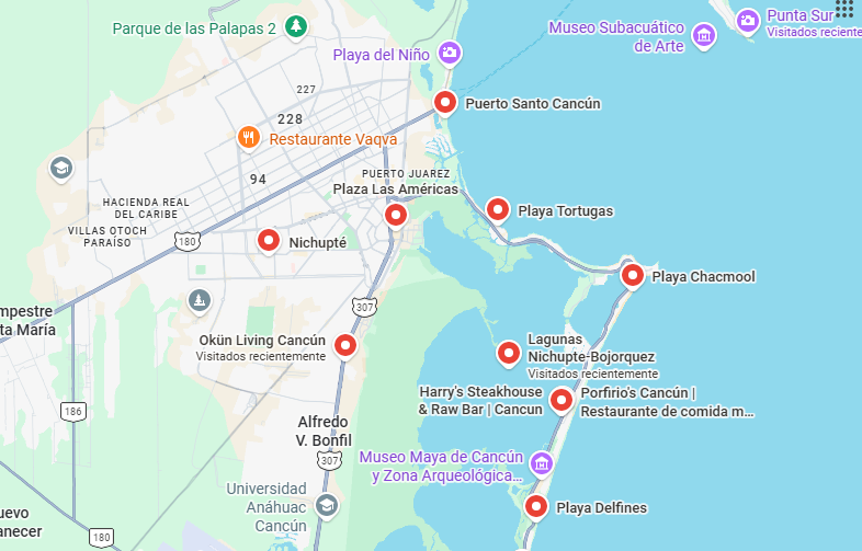 LUGARES PARA VISITAR EN CANCUN